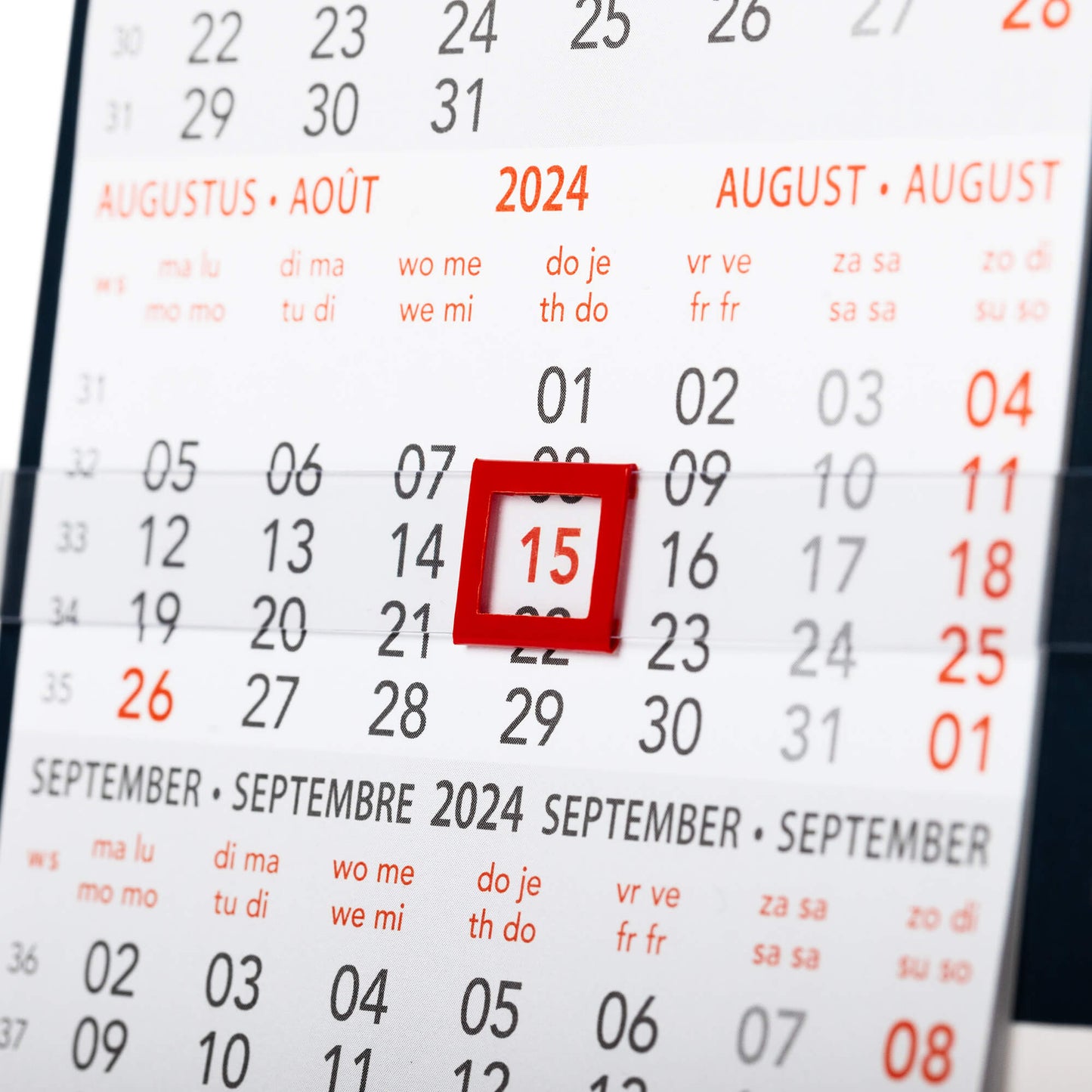 DEUFOL Tischkalender 2026 (Deutsch)