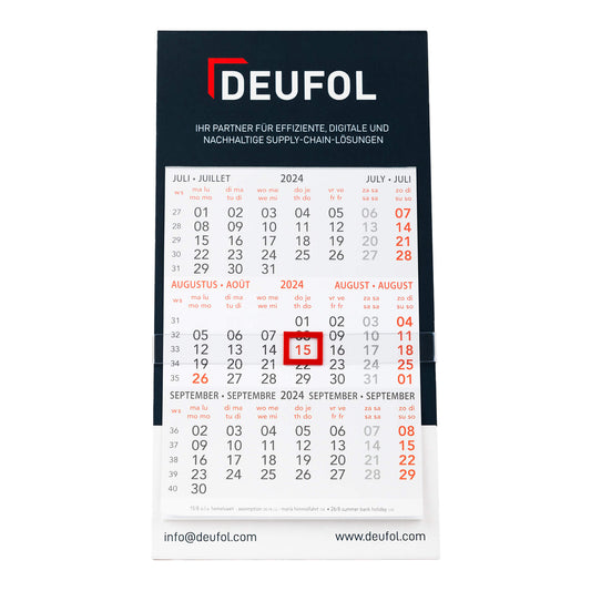 DEUFOL Tischkalender 2026 (Deutsch)
