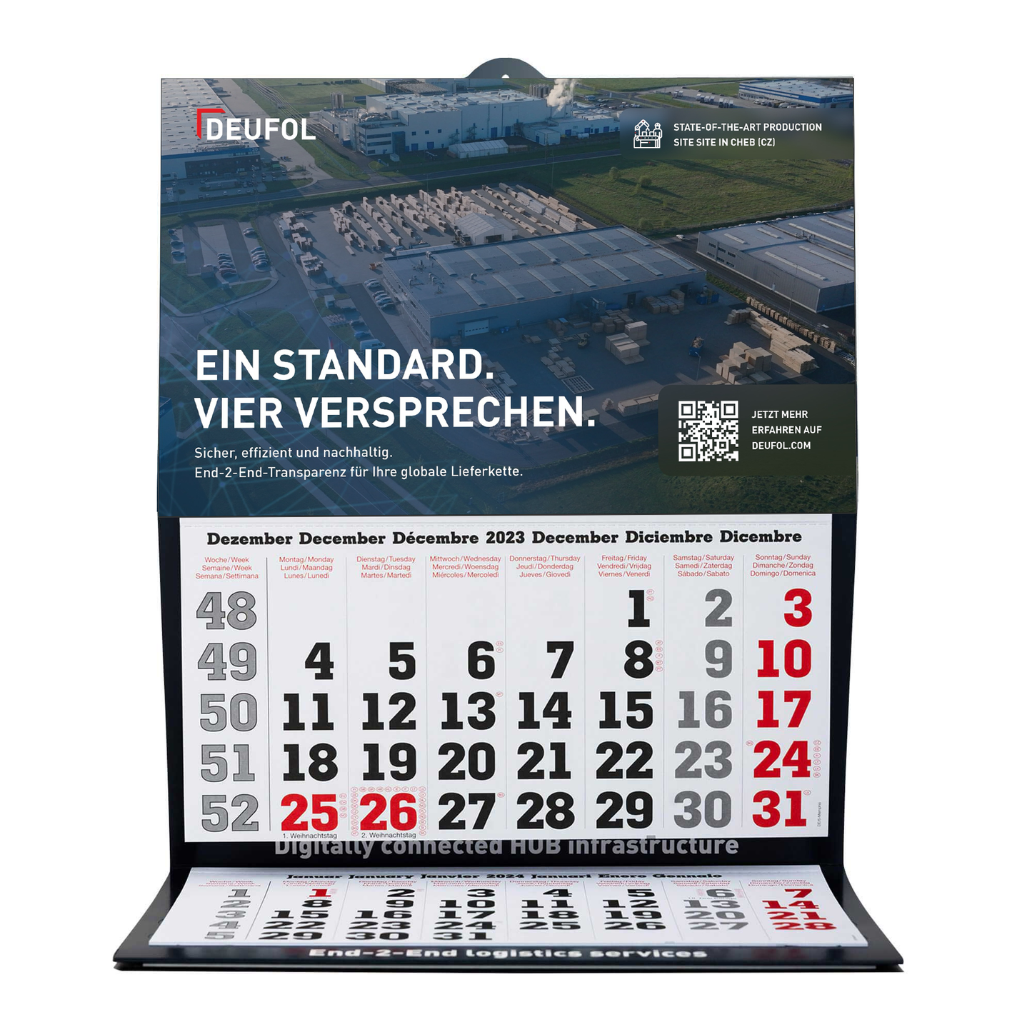 DEUFOL Wandkalendar 2027 (Deutsch)
