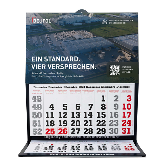 DEUFOL Wandkalendar 2027 (Deutsch)